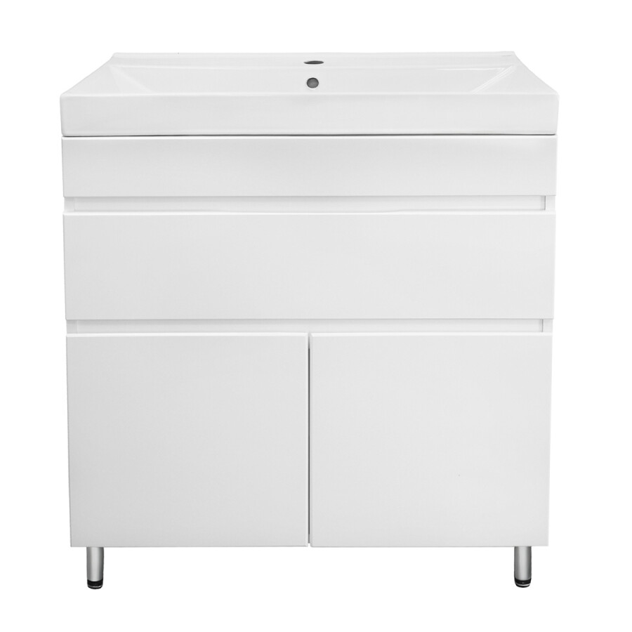 Комплект Azario Тумба Эстима 80/1Н напольная с раковиной Tempo 80 CS00094636