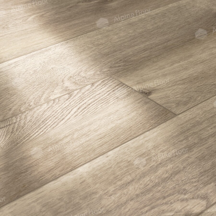 Alpine Floor Parquet Light SPC ламинат Дуб Натуральный Отбеленный ECO 13-5AB 600 х 125 х 4мм