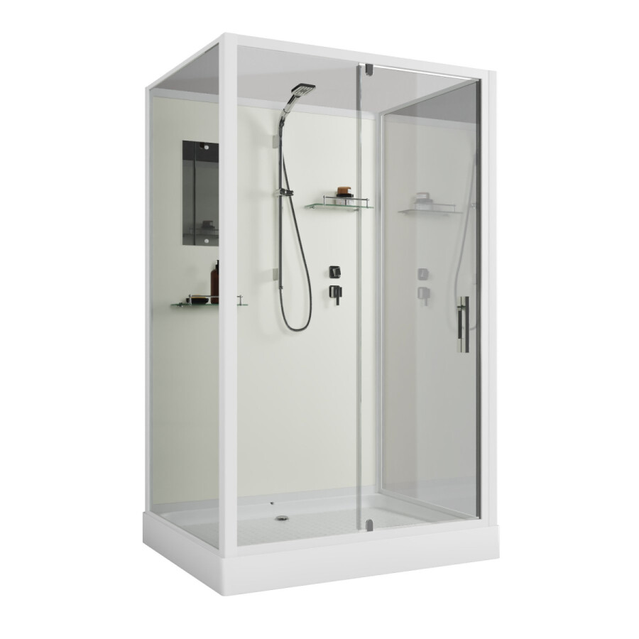 Niagara Standart Душевая кабина 120x90 Без крыши ST120/90/15Q/BK