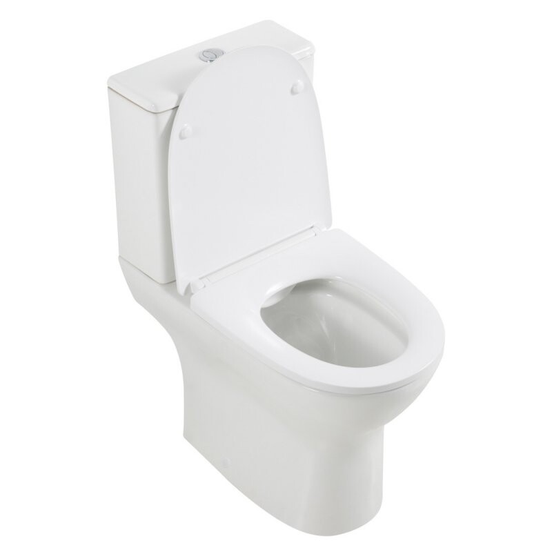 Унитаз-компакт безободковый с сиденьем BelBagno LOUNGE BB045CPR/SC BB045/051T