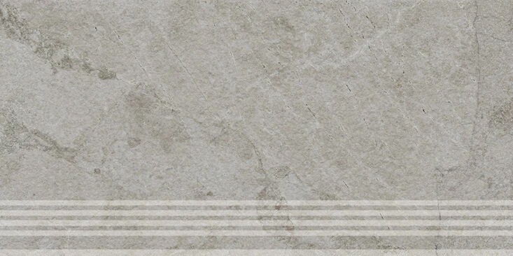 Керамический гранит Ступень Kerama Marazzi Прованс Сплит серый матовый обрезной 30x60x0,8 KM6060G1241R8GRF