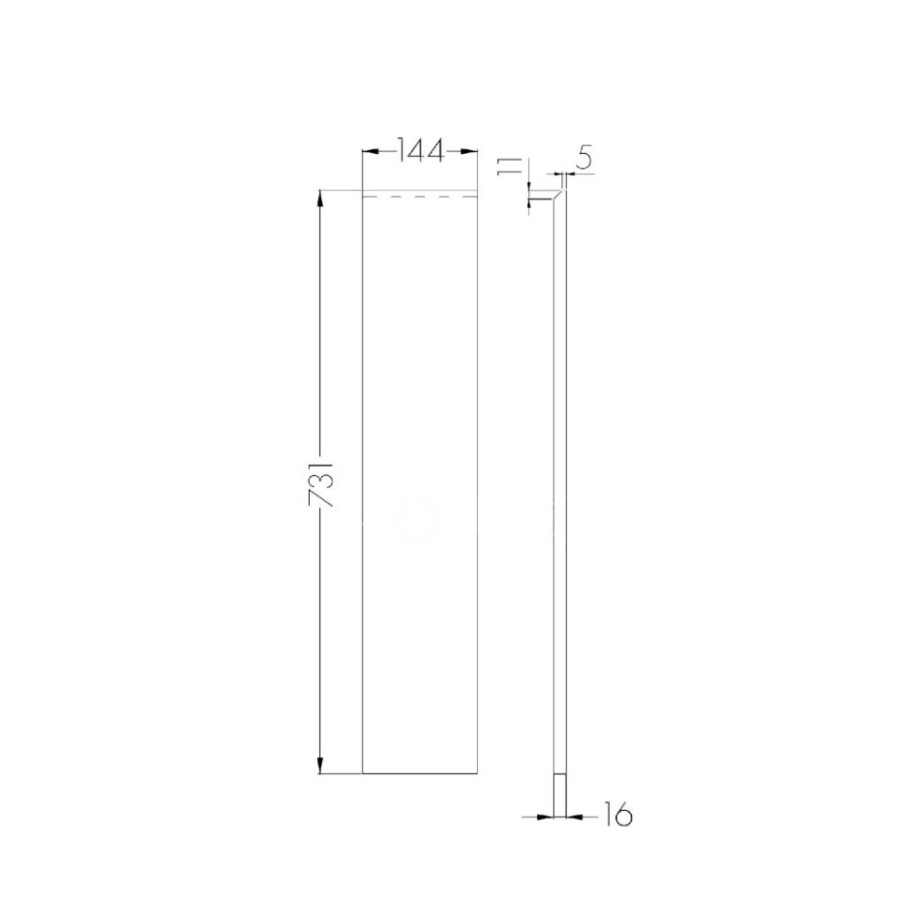 Фасад к тумбе Aquaton Лондри 20 Дуб Кантри 1A275001LHDY0