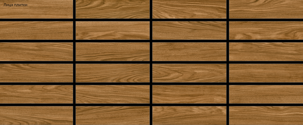 New Trend Мербау каштановый / Merbau Marron Керамогранит 151 x 602 x 6.5 GP1560ERB21