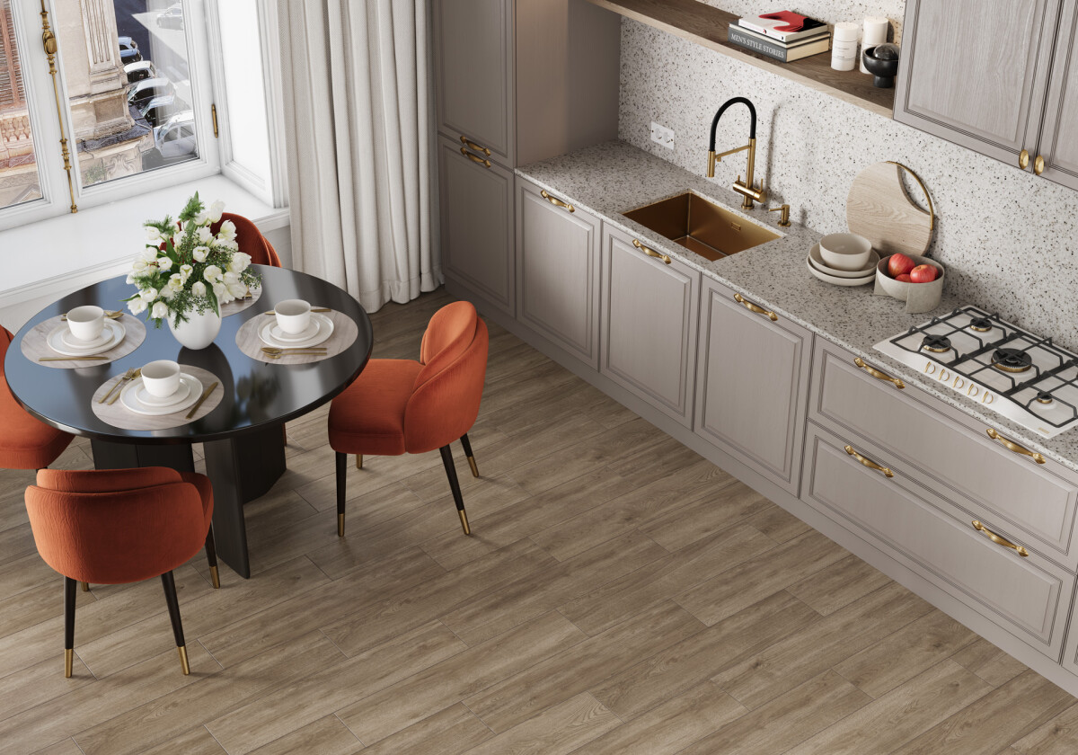 Delacora Realwood Marrone Sugar Керамогранит 200 x 900 x 7 GP2090REL21R