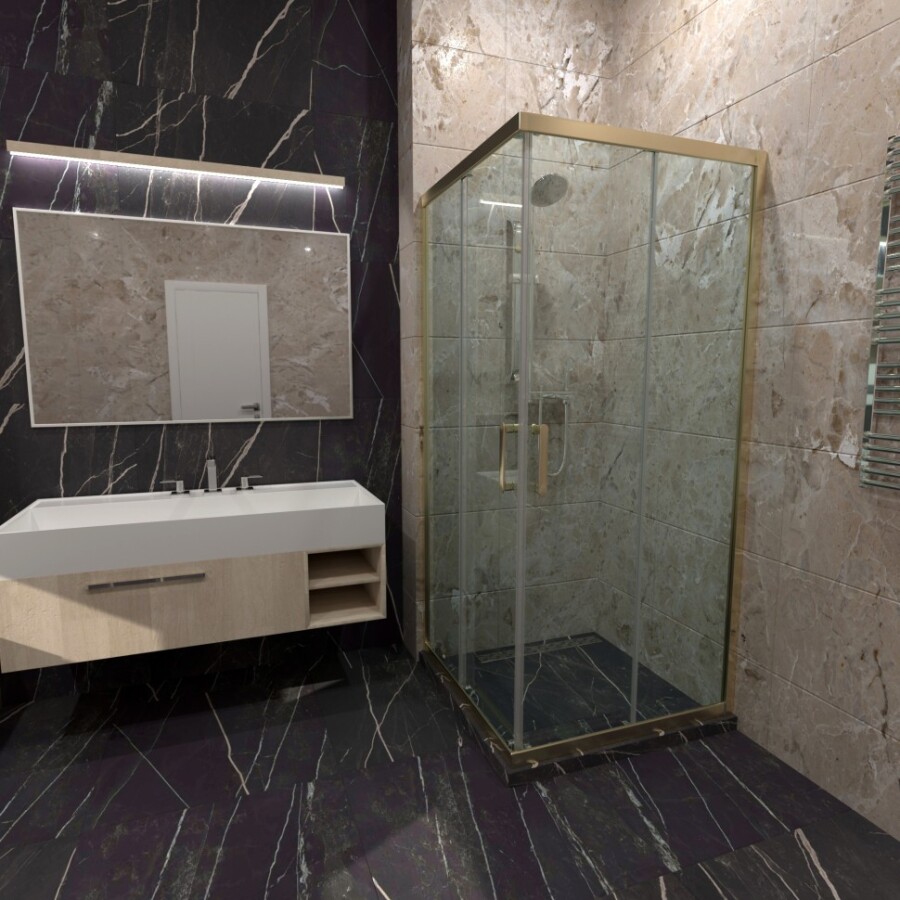 Душевая Ширма Triton pro Фикс-Голд 90х90 Щ0000075493