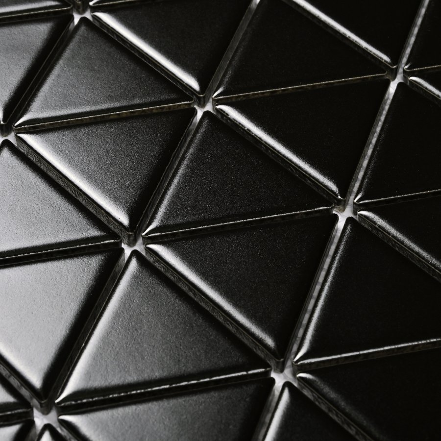 Bonaparte Reno Black matt мозаика керамогранитная 29х25 см