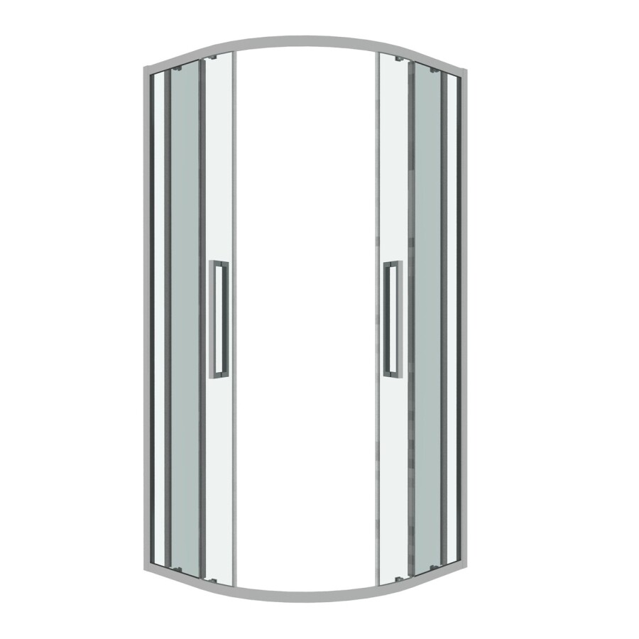 Душевое ограждение Grossman Cosmo 301.K33.02.9090.10.00 (90х90х195) четверть круга,раздвижная,хром,стекло прозрачное, 1 место