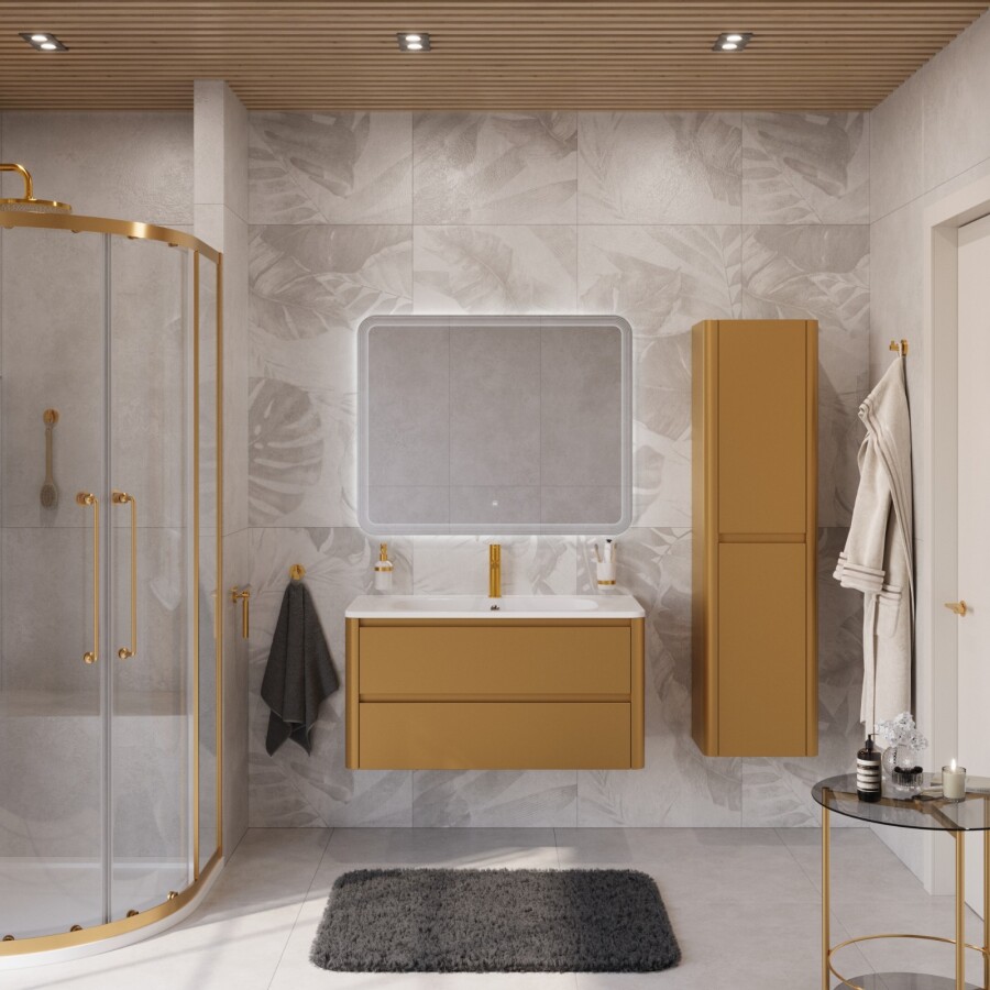 База под раковину подвесная с двумя выкатными ящиками 996x478x500 CEZARES RELAX-1000-2C-SO-BORO-P