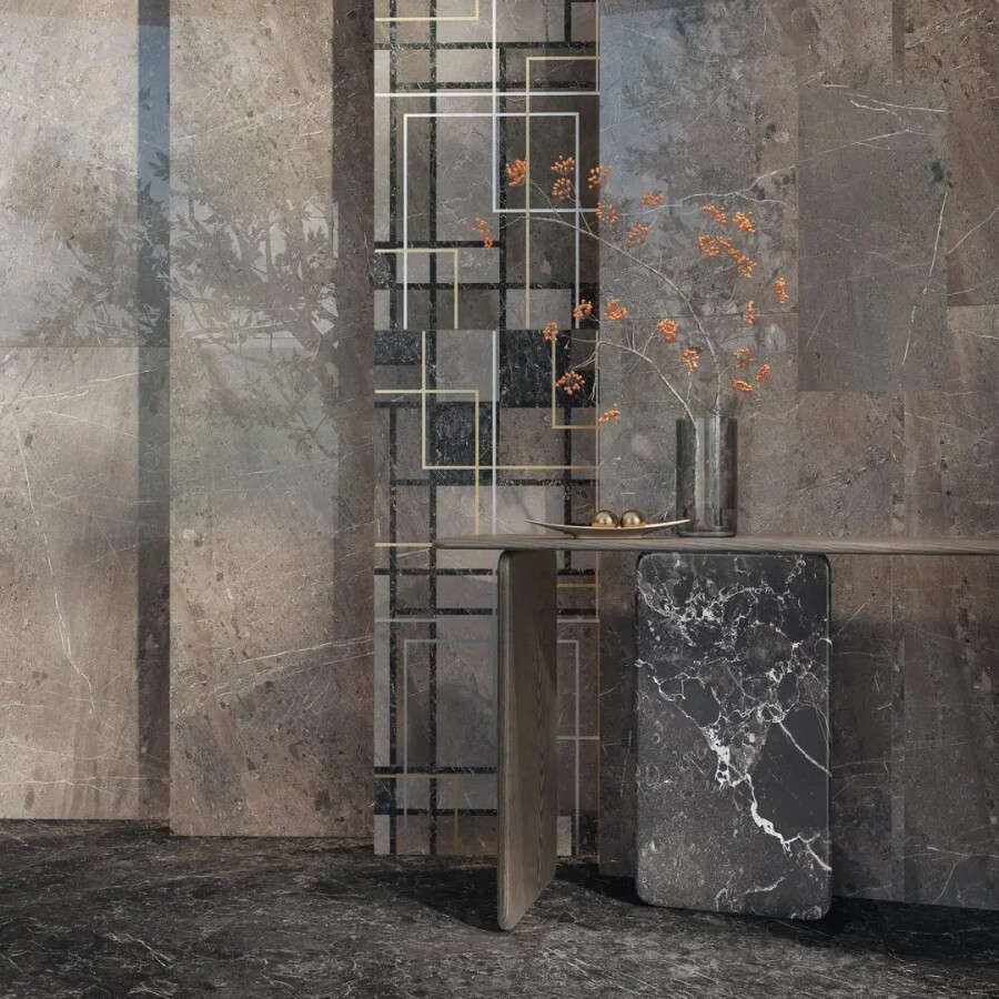 Керамический гранит Декор Kerama Marazzi Прованс Марсель наборный Белый матовый обрезной 31,5x34,2x0,9 KMD2HID022GR