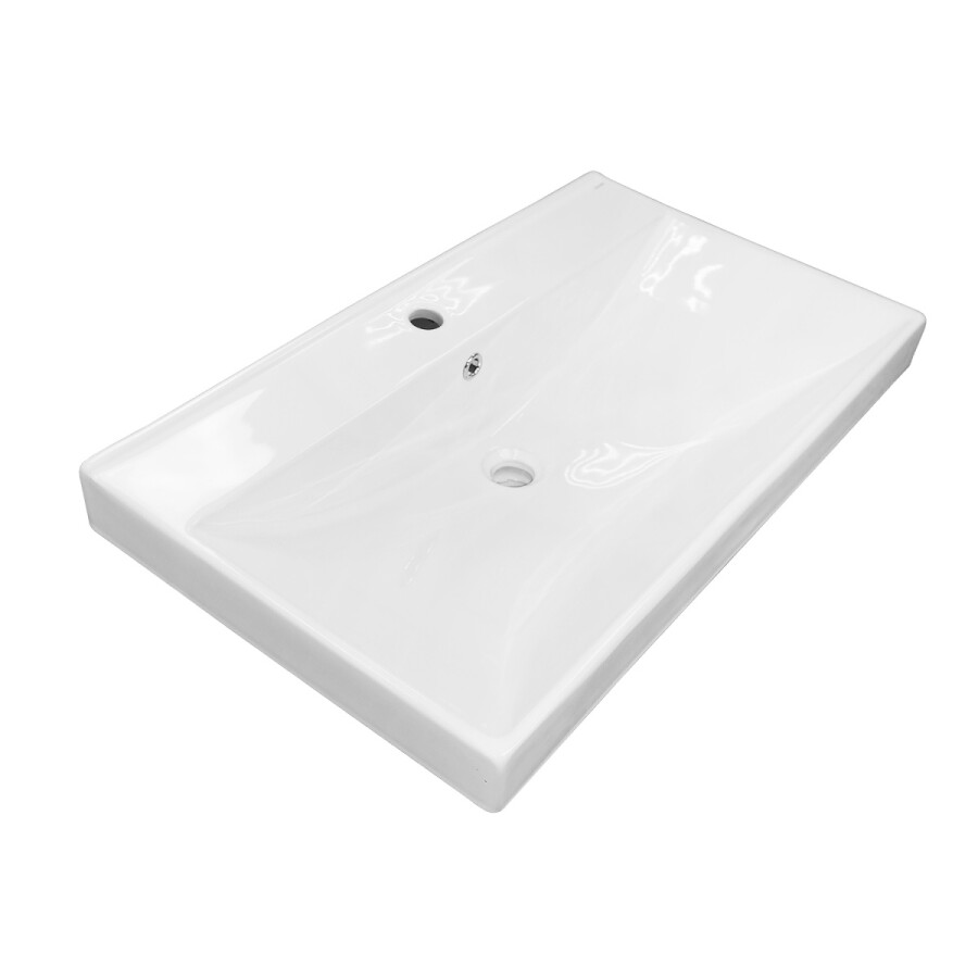 Комплект Тумба Мила 80Н 815х470х870 напольная, с раковиной Tempo 80 CS00091366