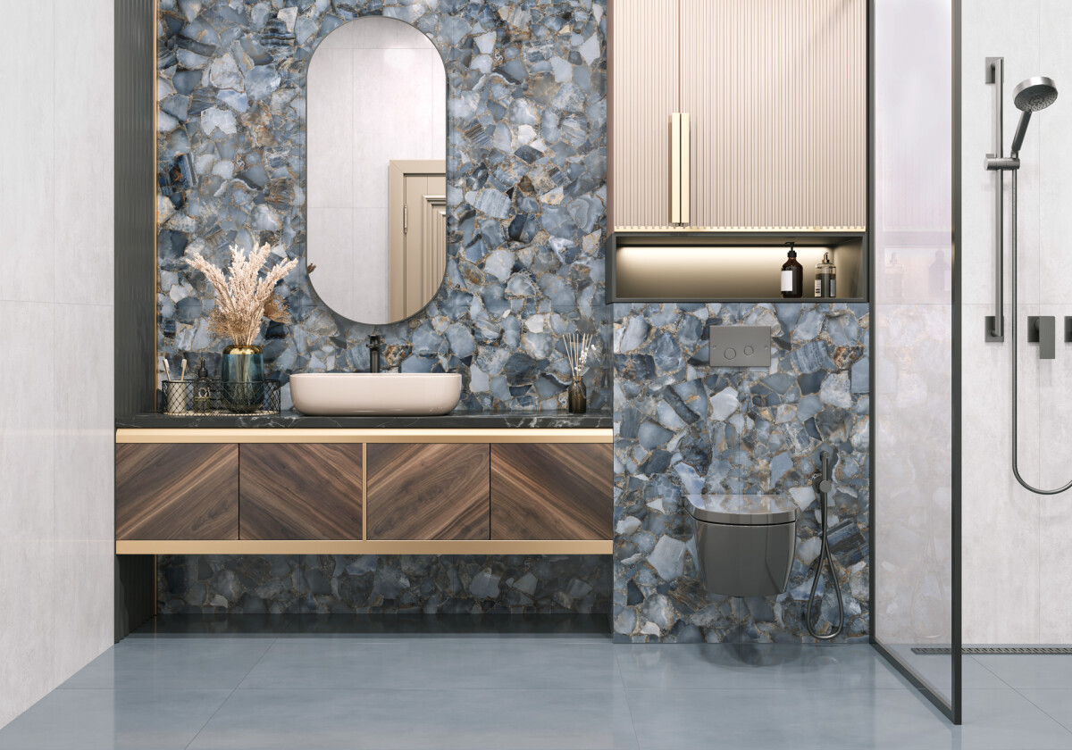 LCM Сапфир Агат / Sapphire Agate Керамогранит 600 x 1200 x 8 60120SPA13HG