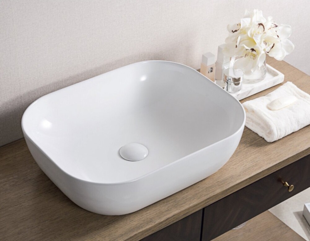 BelBagno BB1302 раковина накладная 50 см белая