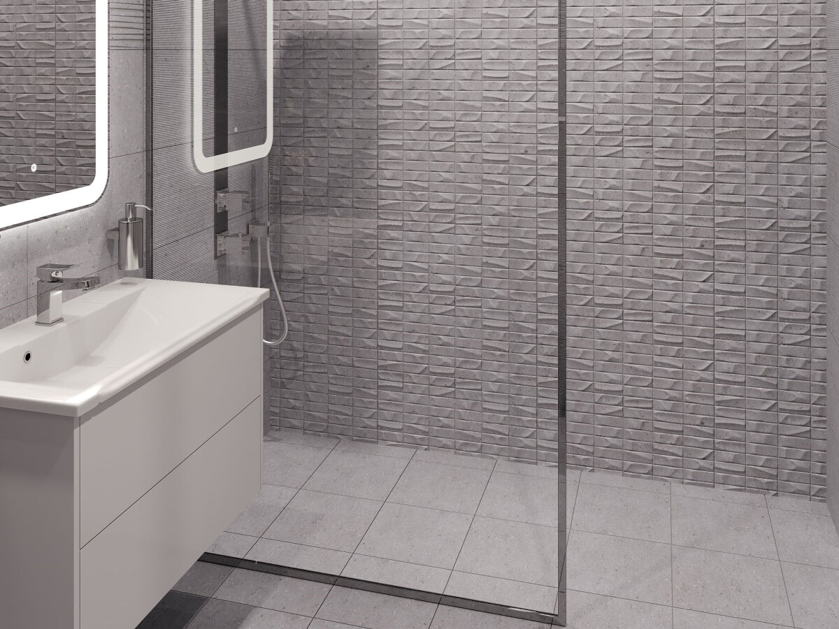 Керамическая плитка Cube Ceramica Rockberry Flames Gris 30*60 УТ000049787