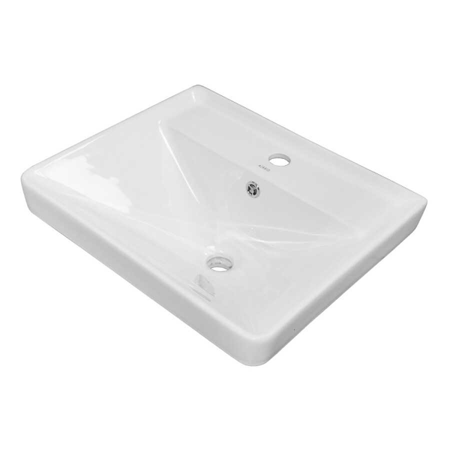 Комплект Azario Тумба LOTOS 50/2 510х425х570 подвесная, с раковиной Monte 50 белый глянцевый CS00094662