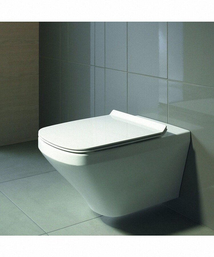 Duravit DuraStyle 45510900A1 унитаз подвесной безободковый с крышкой