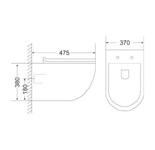 Инсталляция Grohe Rapid SL с подвесным унитазом Sole PANDORA 2 38772001+УТ000026705