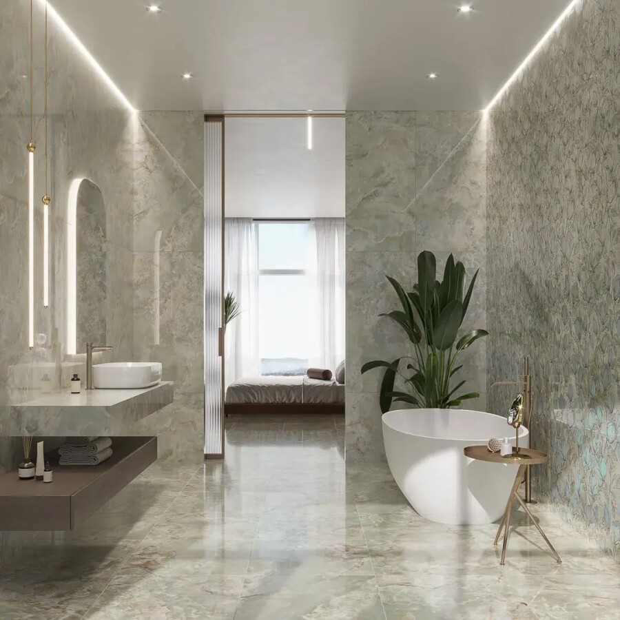 Керамическая плитка Kerama Marazzi Прованс Сен-Тропе Синий лаппатированный обрезной 60x60x0,9 KM6060G0752R