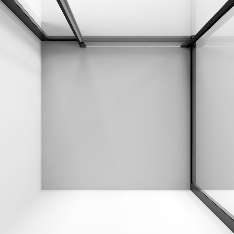 Душевой угол 90x90 Niagara Nova NG 6833-34BLACK