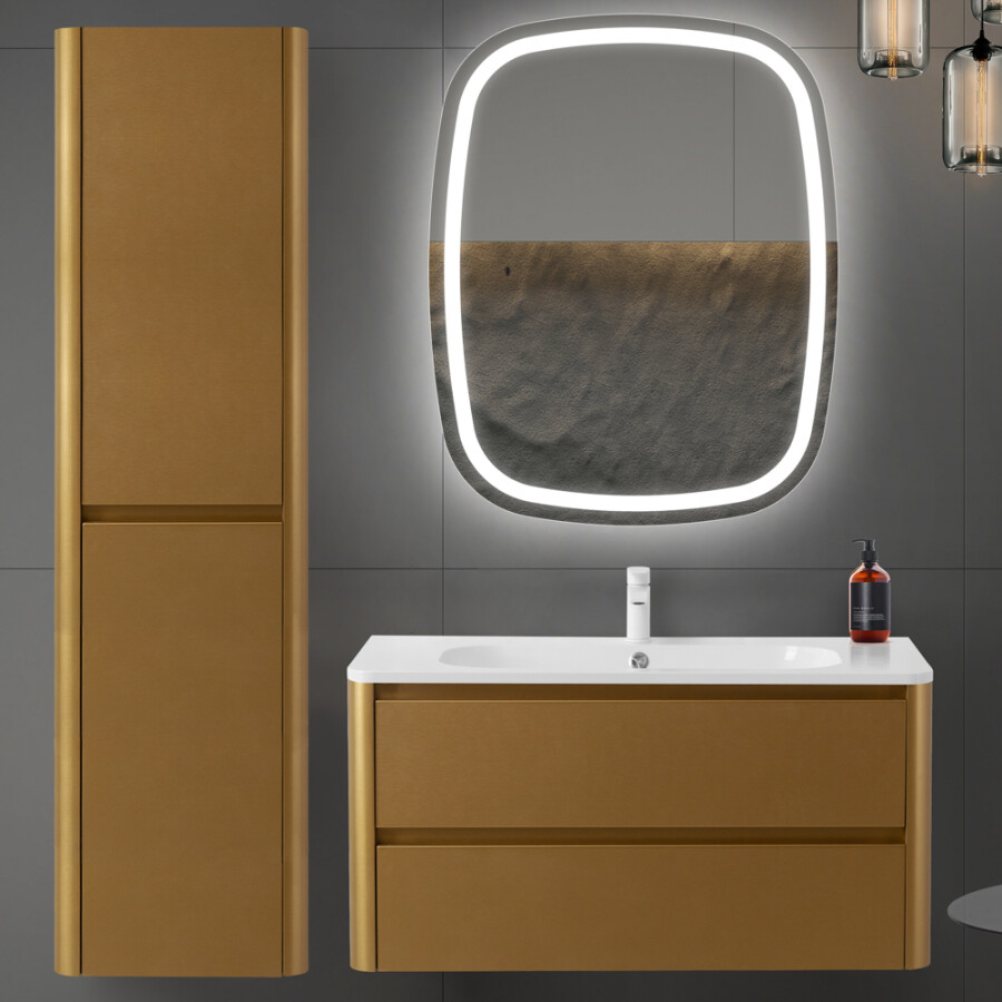 База под раковину подвесная с двумя выкатными ящиками 996x478x500 CEZARES RELAX-1000-2C-SO-BORO-P