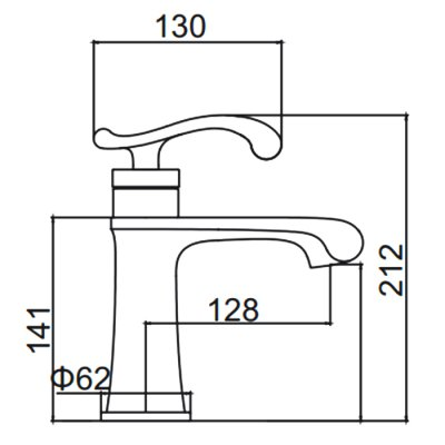 Gerhans K26W смеситель для раковины K11026W