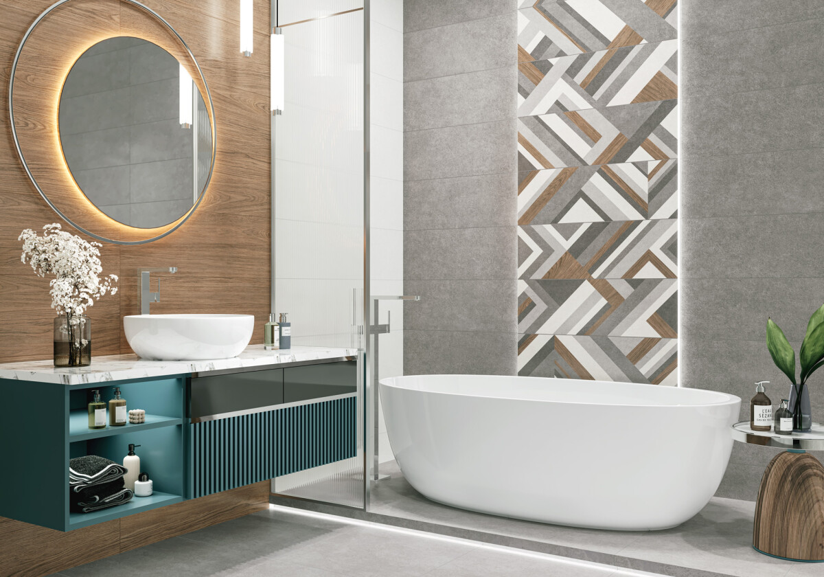 Alma Ceramica Stereo Керамическая плитка настенная 300 x 900 x 8.5 TWU3090STO70R