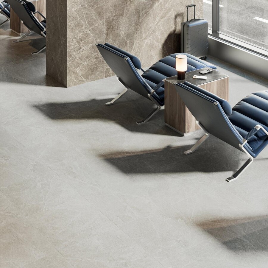 Керамический гранит Kerama Marazzi Прованс Эстерель серый светлый матовый обрезной 60x60x0,9 KM6060G0501R