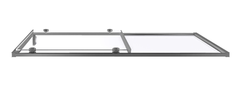 BAS Lite WTW-110-C-GM душевая дверь в нишу 1100х1900 Оружейная сталь ЛТ00040