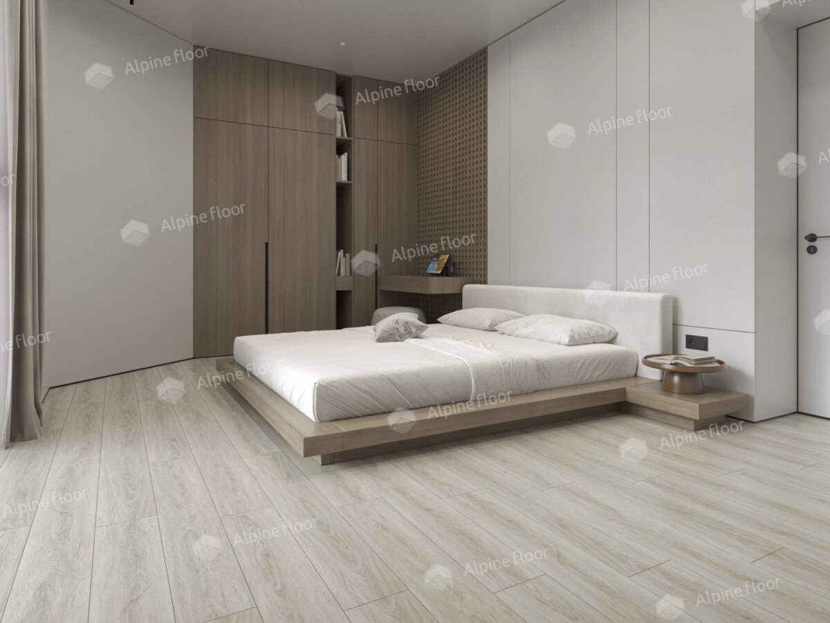 Alpine Floor Easy Line Кварцвиниловая плитка LVT Дуб Кофейный ECO 3-15 PB 1219.2 х 184.15 х 3 mm