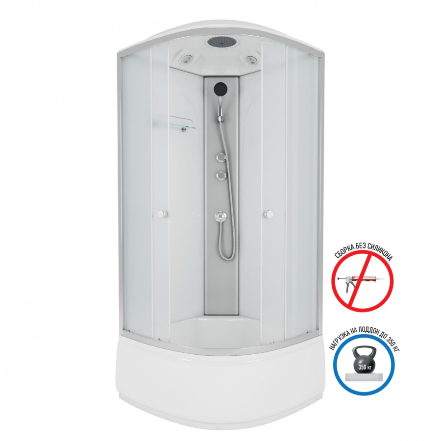 Niagara Eco Душевая кабина 100x100 Тропический душ E100/40/MT