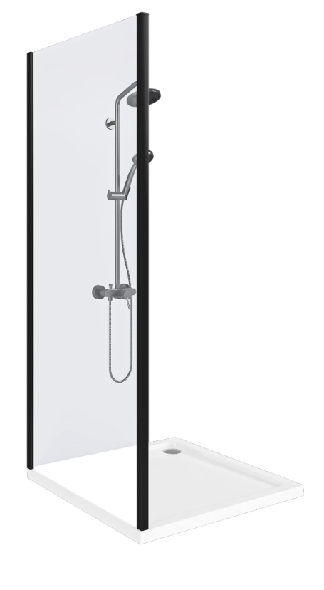 BAS Cube SP-100-C-B Боковая панель 1000х1900 Черный КУ00025