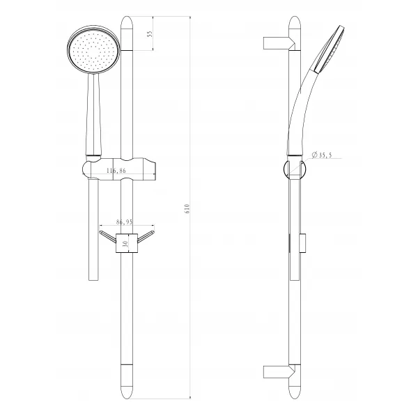 Lemark душевой комплект LM8067C