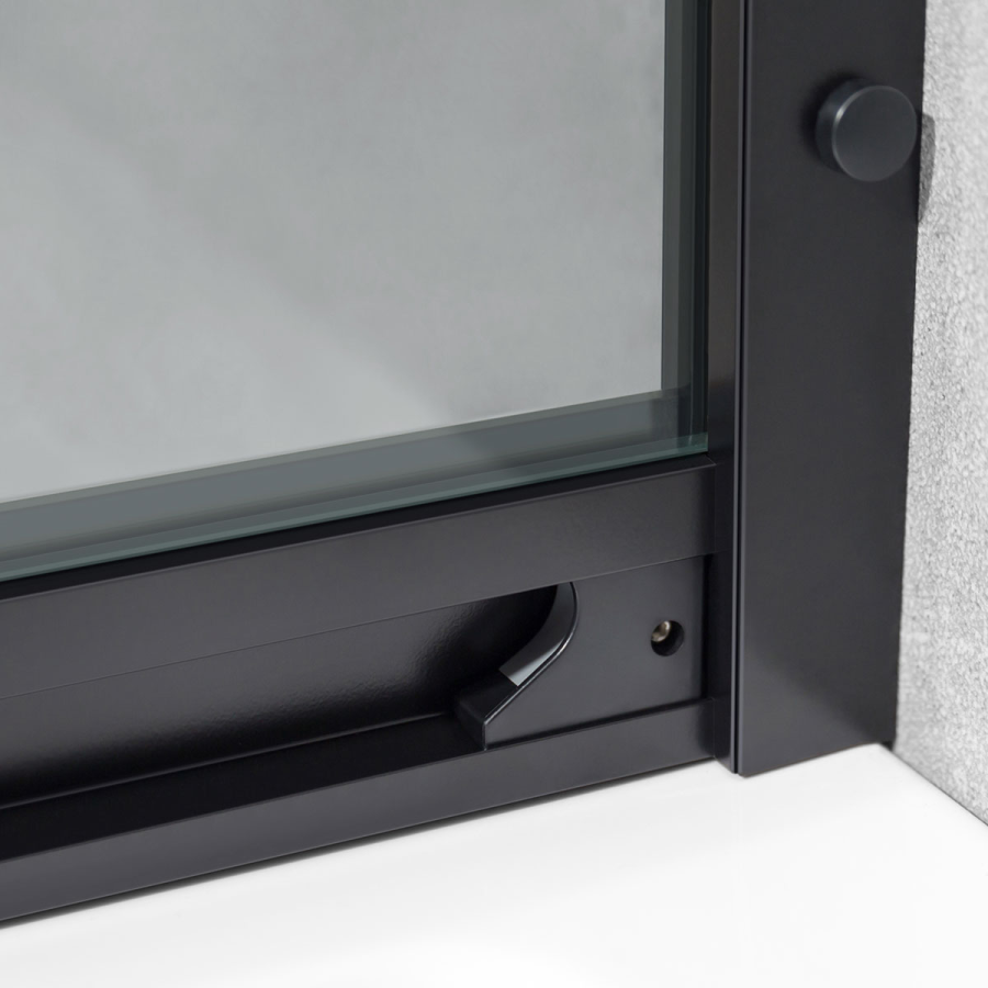 Vincea Stile душевой уголок с поворотной дверью 90х90 см левая черный VSS-2ST9090CLB-L