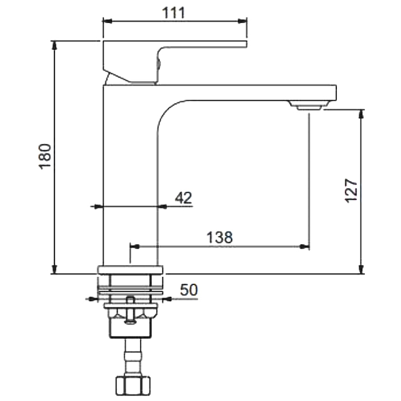 Смеситель для раковины Gappo G1083-8