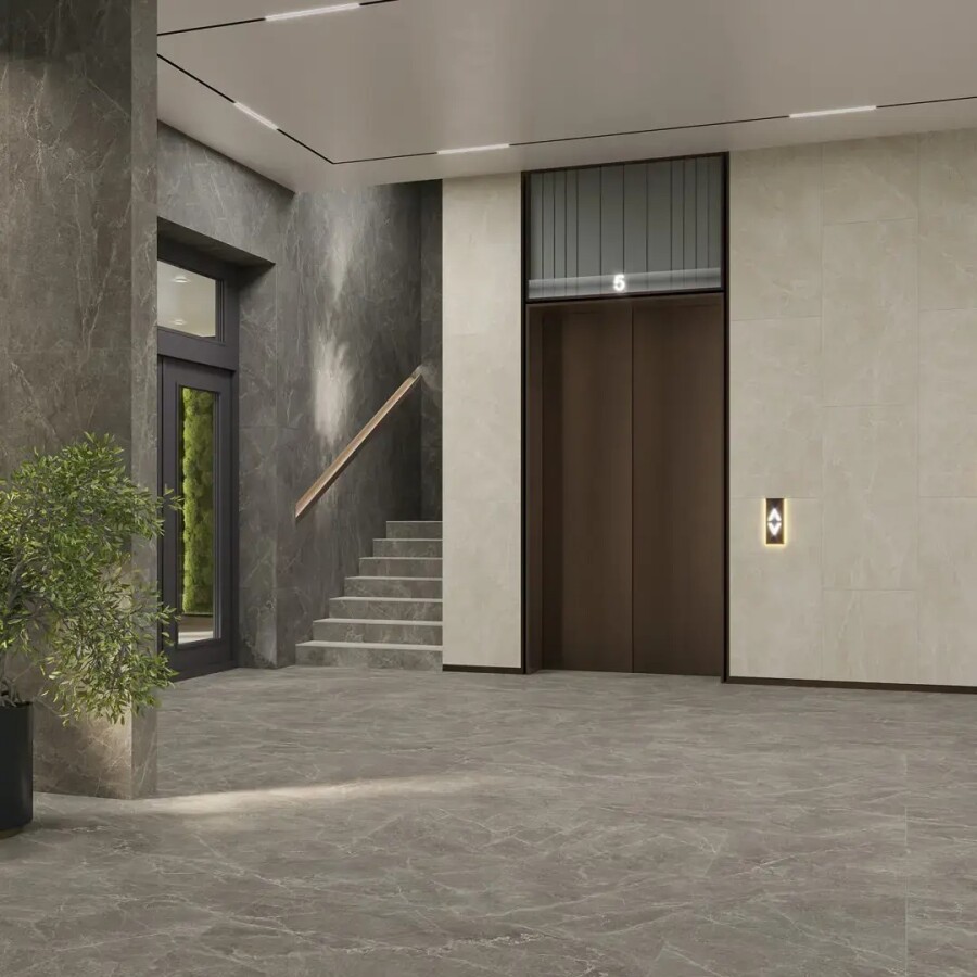 Керамический гранит Kerama Marazzi Прованс Эстерель серый светлый матовый обрезной 60x60x0,9 KM6060G0501R
