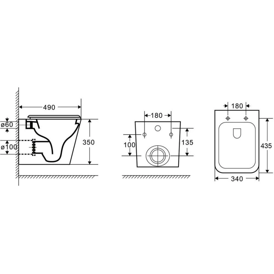 Azario Teramo унитаз подвесной с инсталляцией Grohe и кнопкой смыва 38811KF0 + AZ-0052-UQ1MB