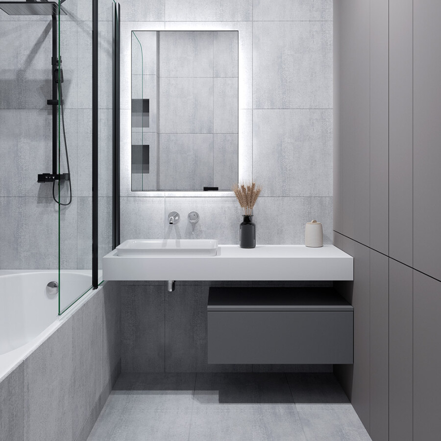 Керамогранит Eurotile Ariane GP Silver 50x50