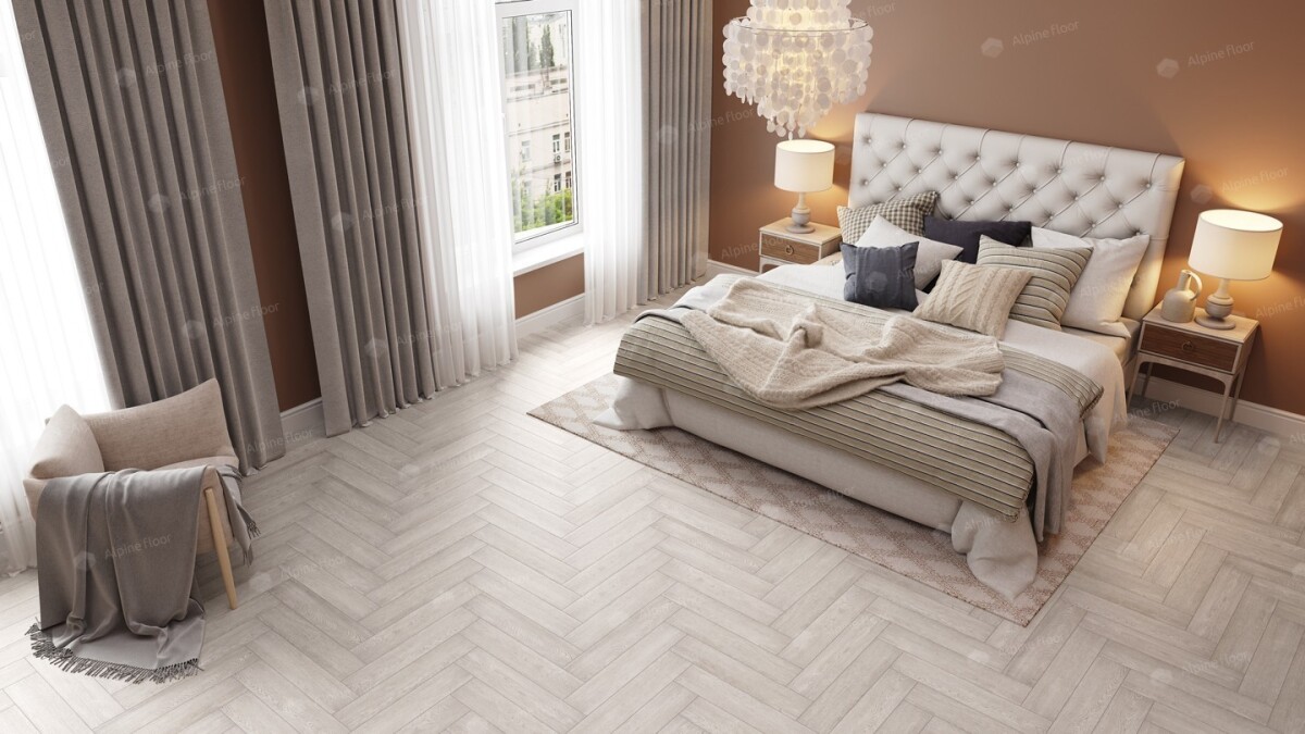 Alpine Floor Parquet Light SPC ламинат Голубой Лес ECO 13-9AB 600 х 125 х 4мм