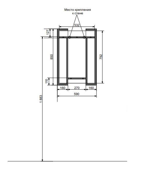 Эстет Comfort Loft зеркало в ванную комнату ФР-00003603