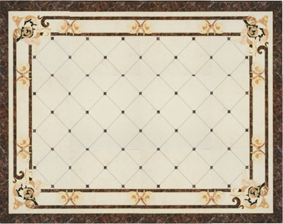 Kito Carpet golden flat GP ковер сборный напольный керамогранит ректифицированный полированный 60x60 см поле (JMB66210-A3)