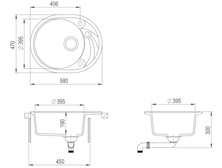 Teka Clave 45 S-TQ 40148153 Мойка для кухни сандбридж 58х47 см