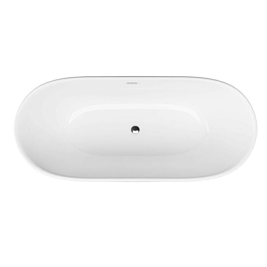 Ванна пристенная Grossman Classic GR-12502 (170х75x58) белый,1 место