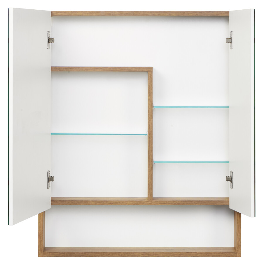 Зеркало-шкаф Акватон Сканди 70 см белый дуб рустикальный 1A252202SDZ90
