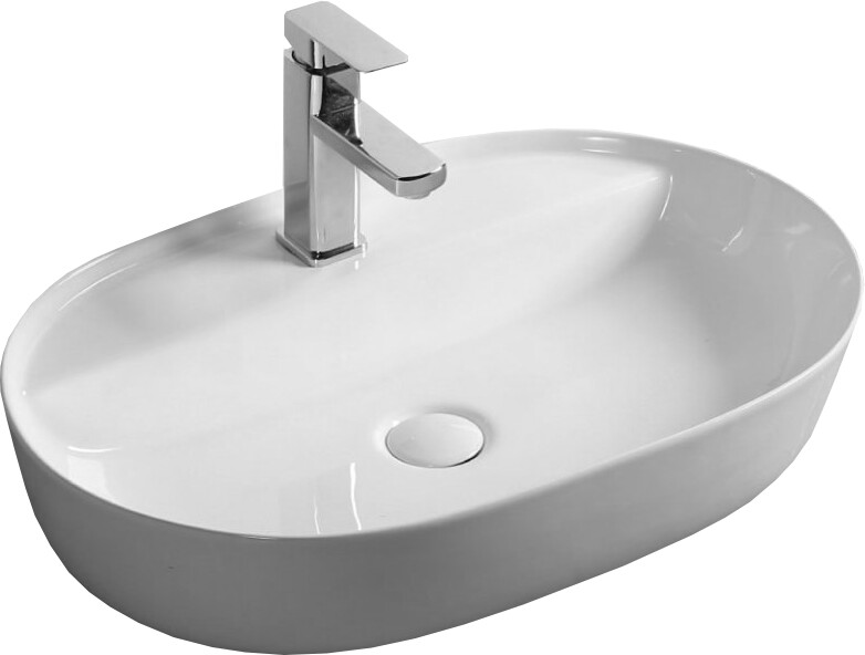 BelBagno BB1346 раковина накладная 61 см белая