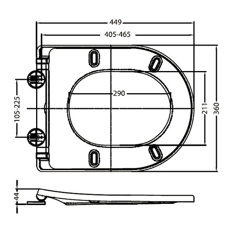 BelBagno крышка-сиденье с механизмом SoftClose BB2031SC