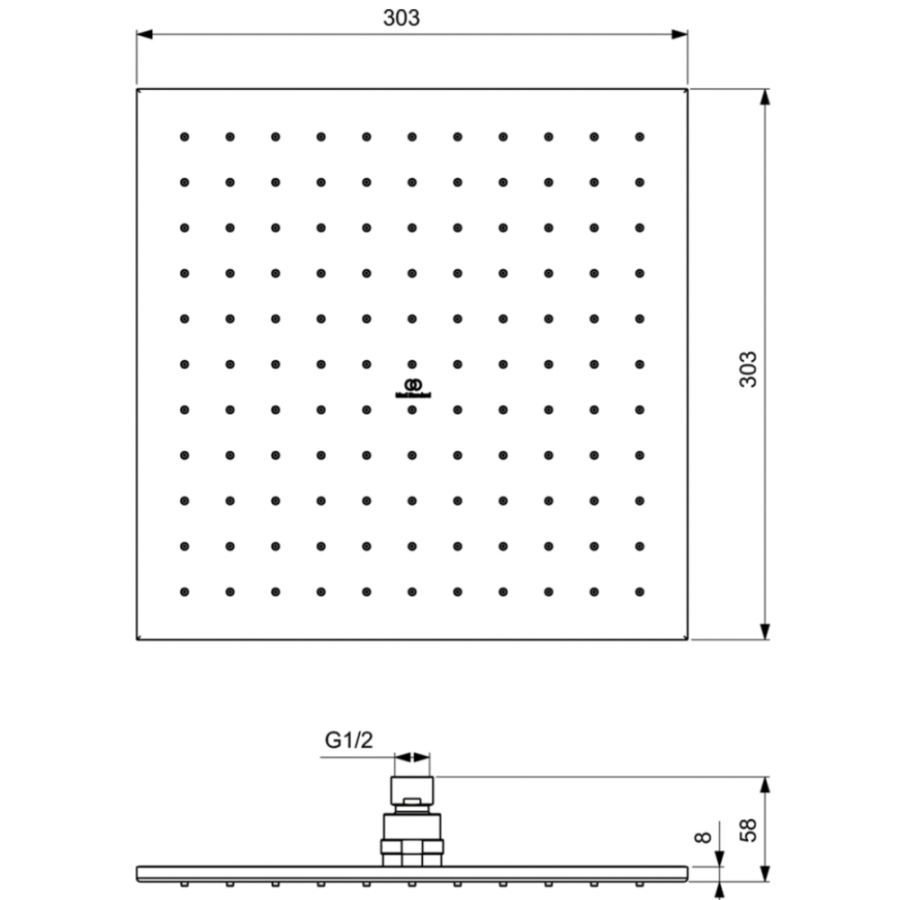 Ideal Standard душевая лейка A5805A5