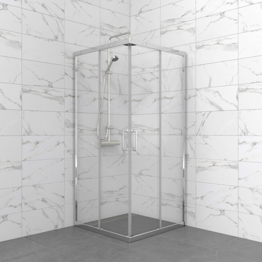 Душевая Ширма Triton pro Фикс-Хром 80х80 Щ0000074406