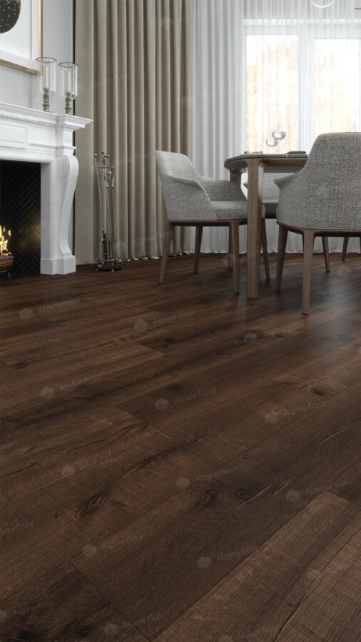 Alpine Floor Real Wood SPC ламинат Дуб Мокка ECO 2-2 MC 1220 х 183 х 6.0 mm.