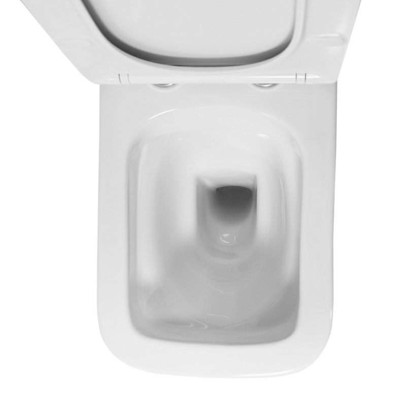 Azario Indor унитаз напольный безободковый с сиденьем микролифт AZ-T004B-R