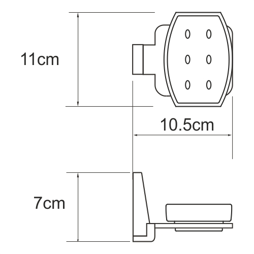 WasserKraft Abens мыльница K-3229