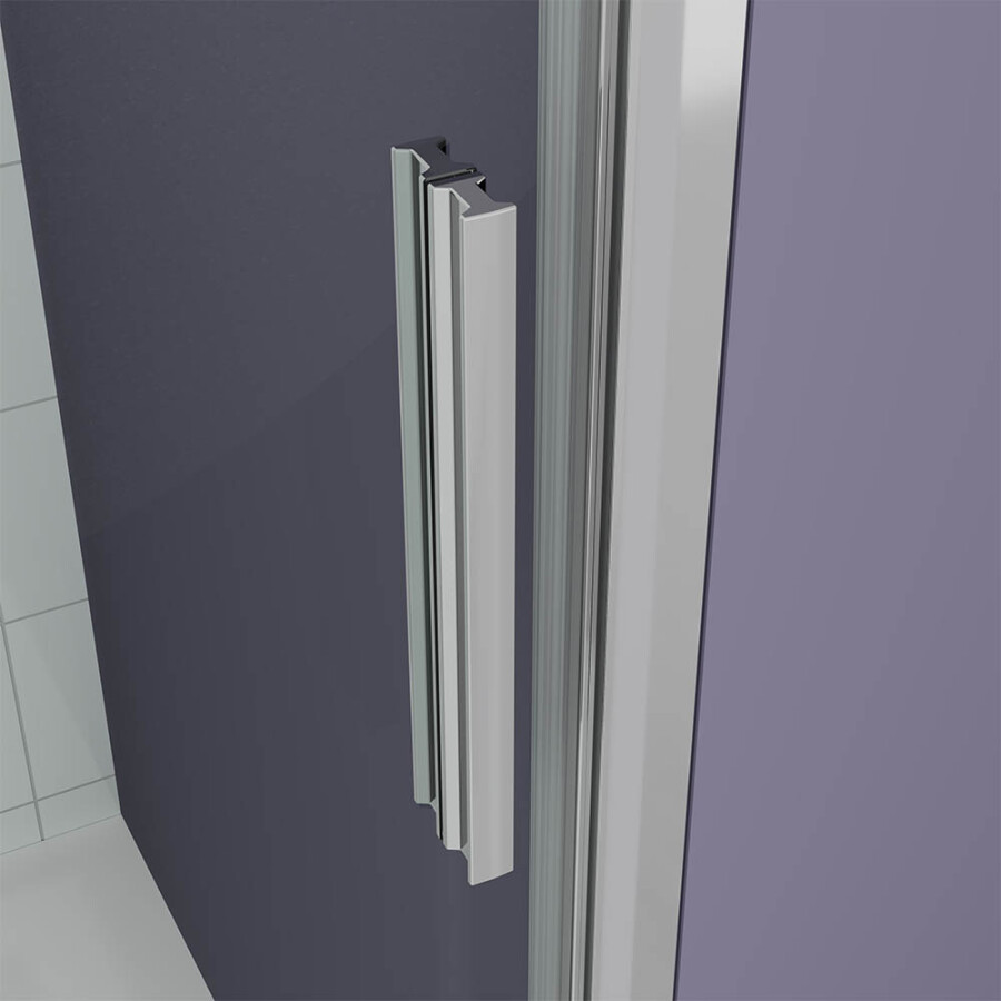 Душевой угол Veconi Ottimo P30SP CH (70×70×190) распашная, профиль хром, стекло матовое OP30CH-SP-7070-07-C9